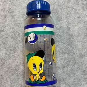 Vintage 1995 Gerber Looney Tunes Tweety Bird Baseball Baby Bottle 9 oz